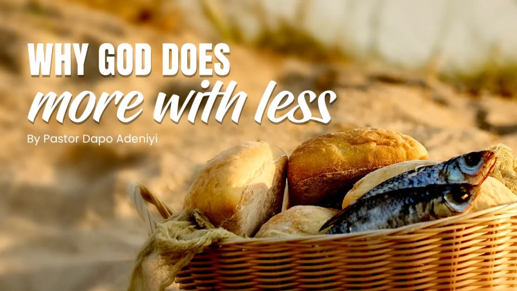 Why God does more with less